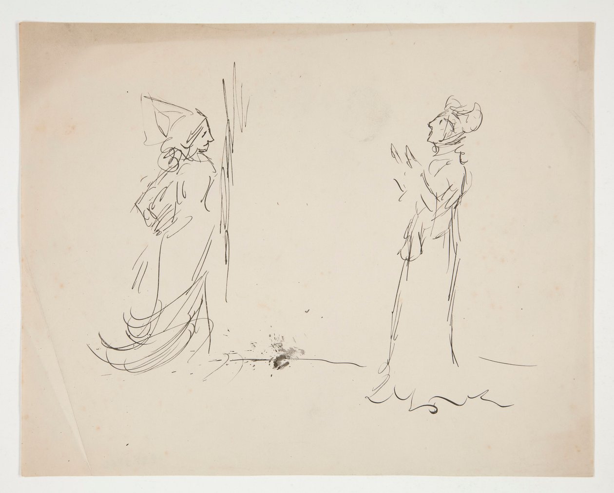 Studie von zwei Figuren, aus 