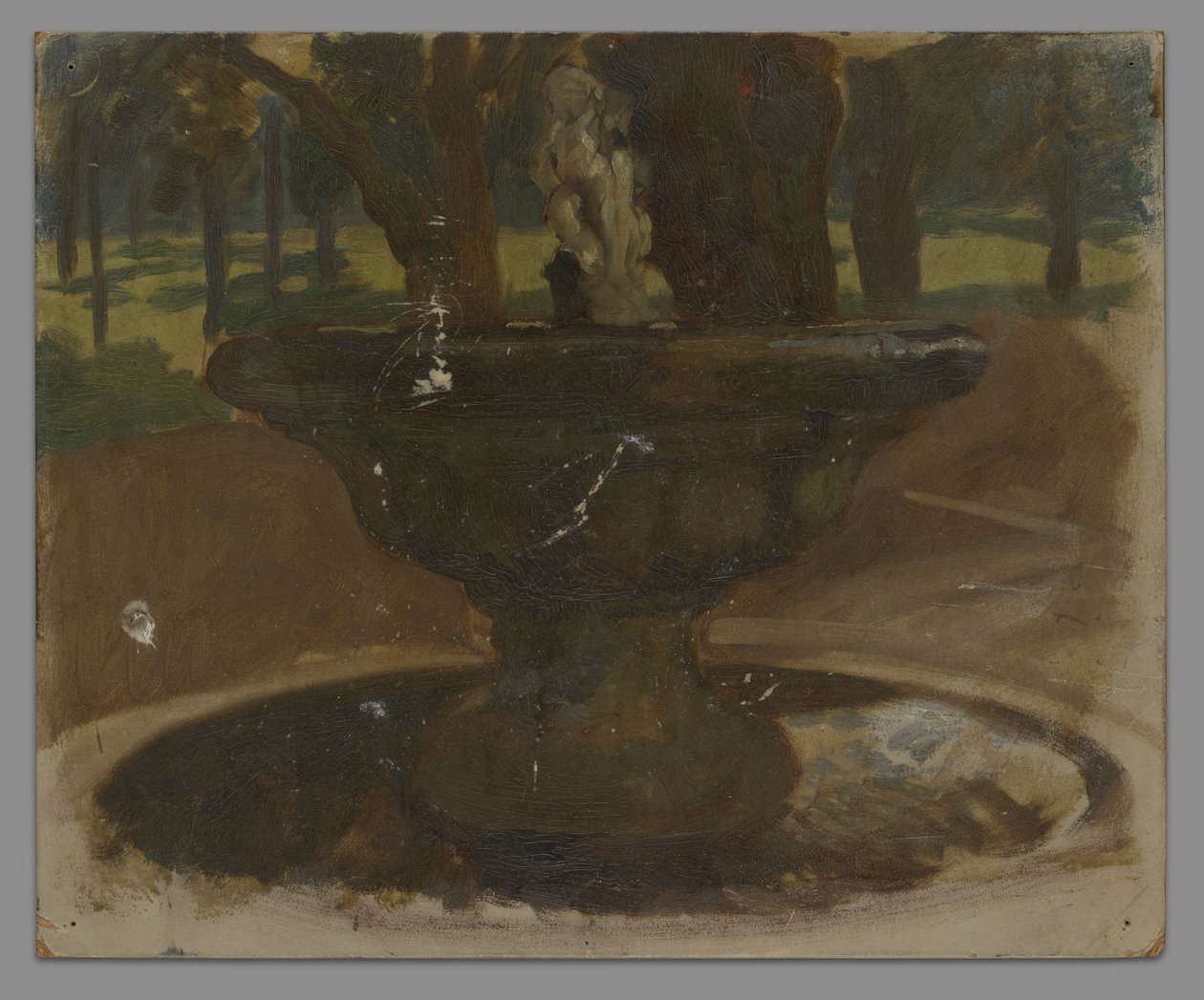 Studie eines Brunnens von Edwin Austin Abbey