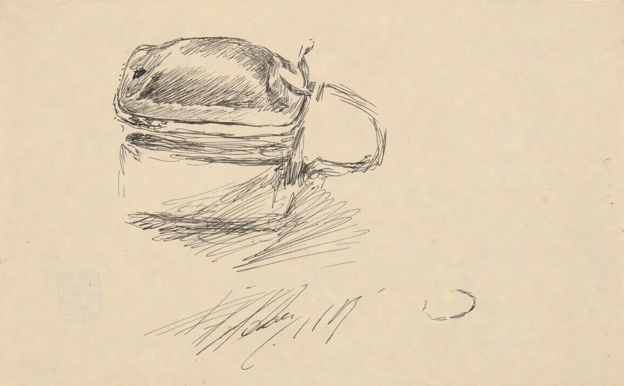 Studie eines Krugs von Edwin Austin Abbey
