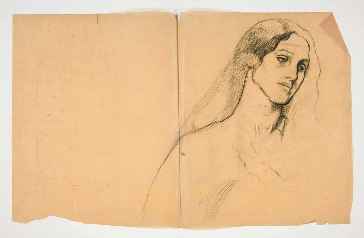 Studie einer Frau von Edwin Austin Abbey