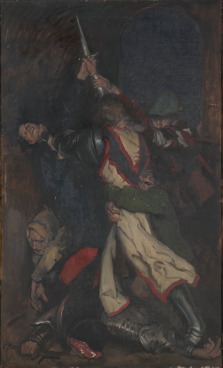 Der Knappe von niedrigem Rang von Edwin Austin Abbey