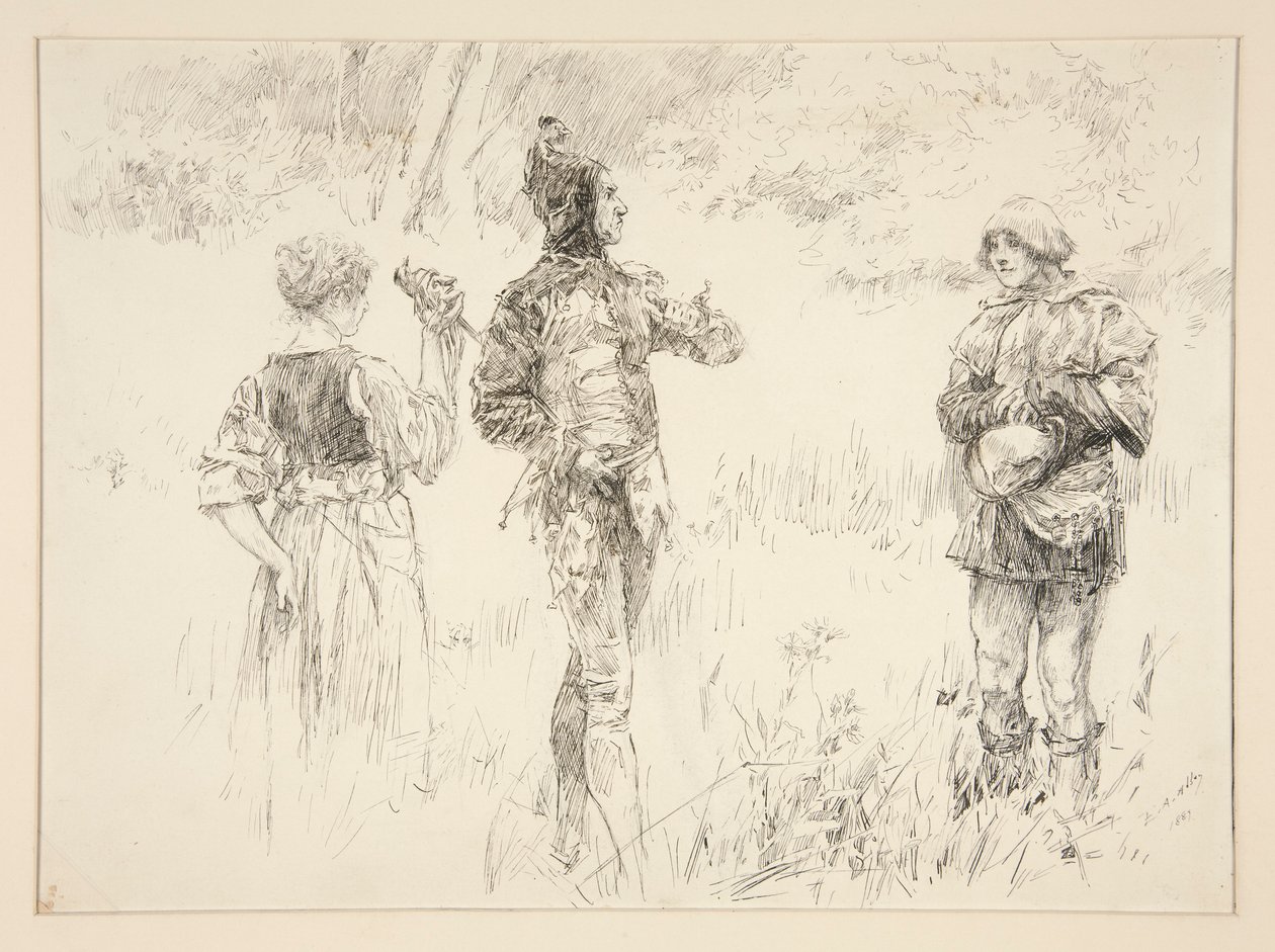 Touchstone von Edwin Austin Abbey