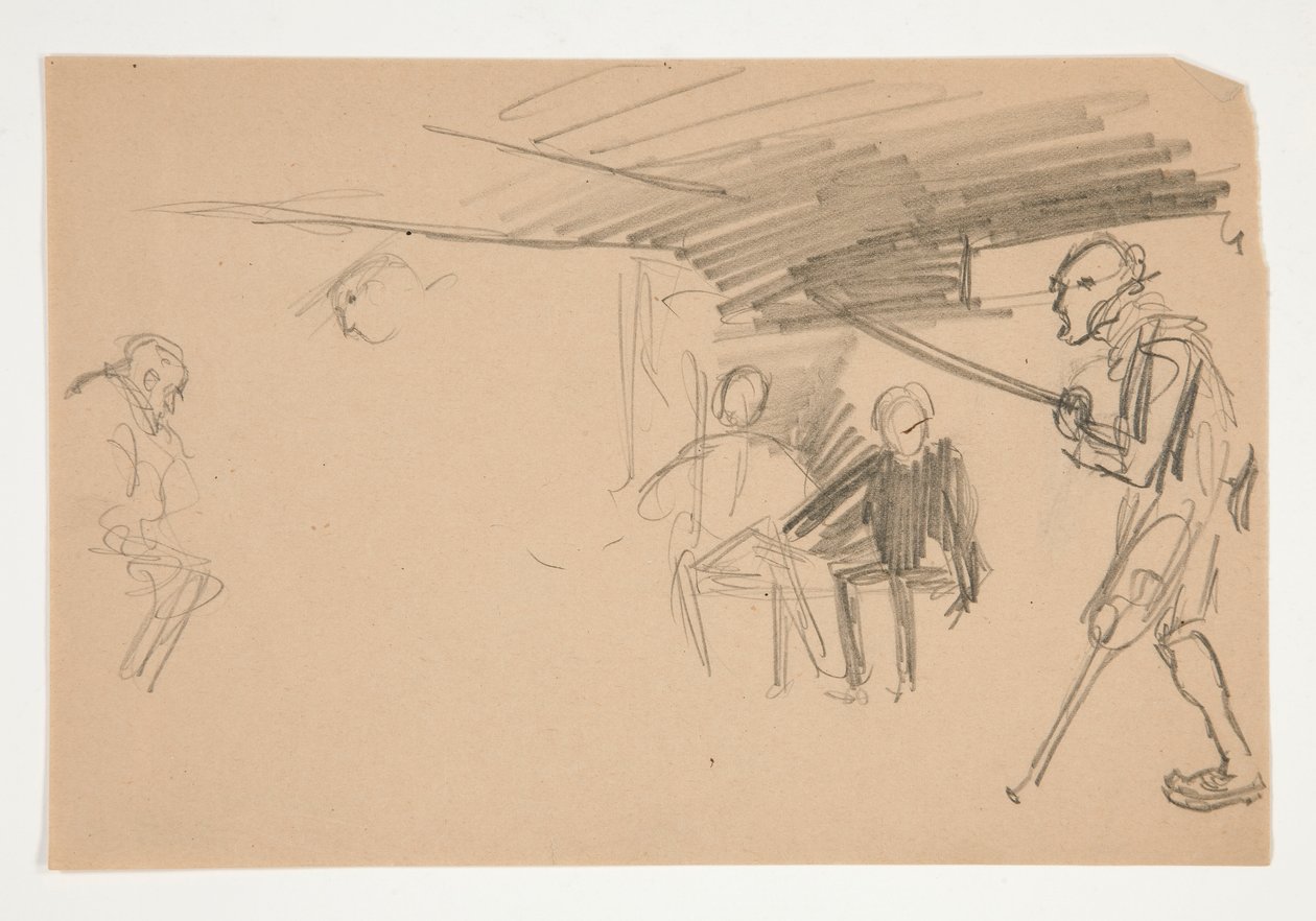 Unidentifizierte Illustration für Oliver Goldsmith von Edwin Austin Abbey