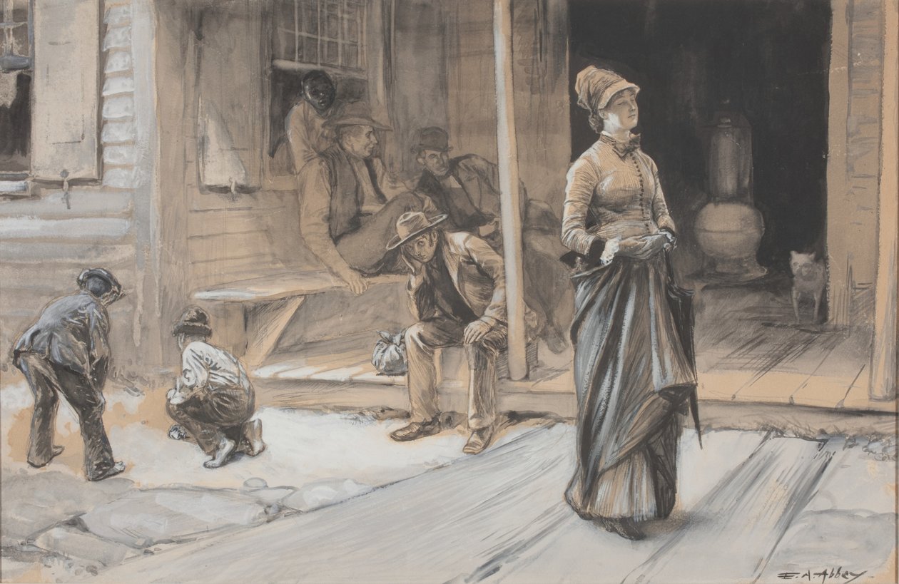 Mit Stolz auf ihrer Stirn von Edwin Austin Abbey