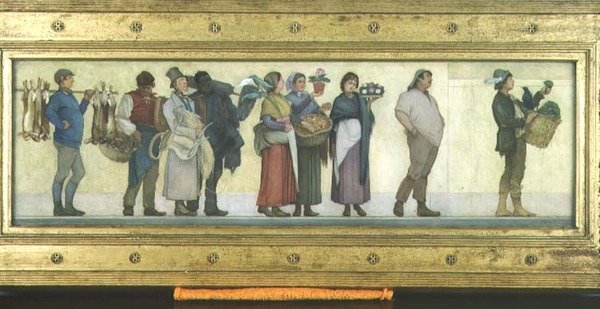 Straßenrufe in London von Edwin Buckman