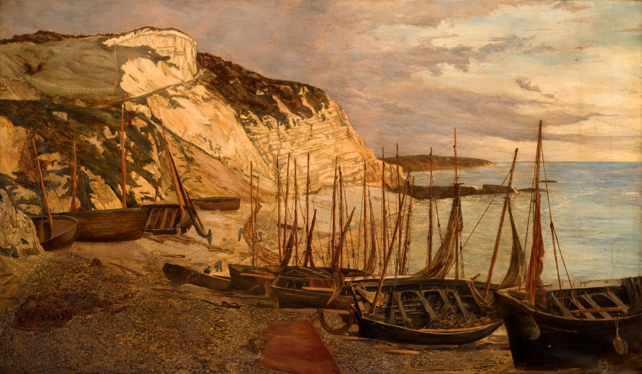 Beer Head, Süd-Devon, ca. 1879 von Edwin Edwards
