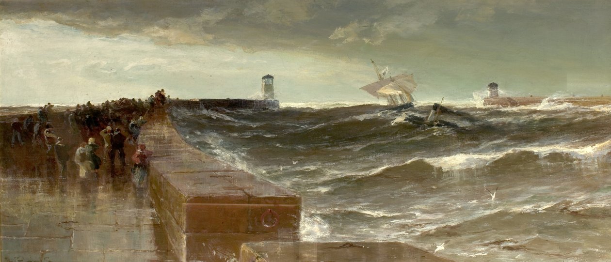 Nach drei Tagen Sturm, 1885 von Edwin Ellis