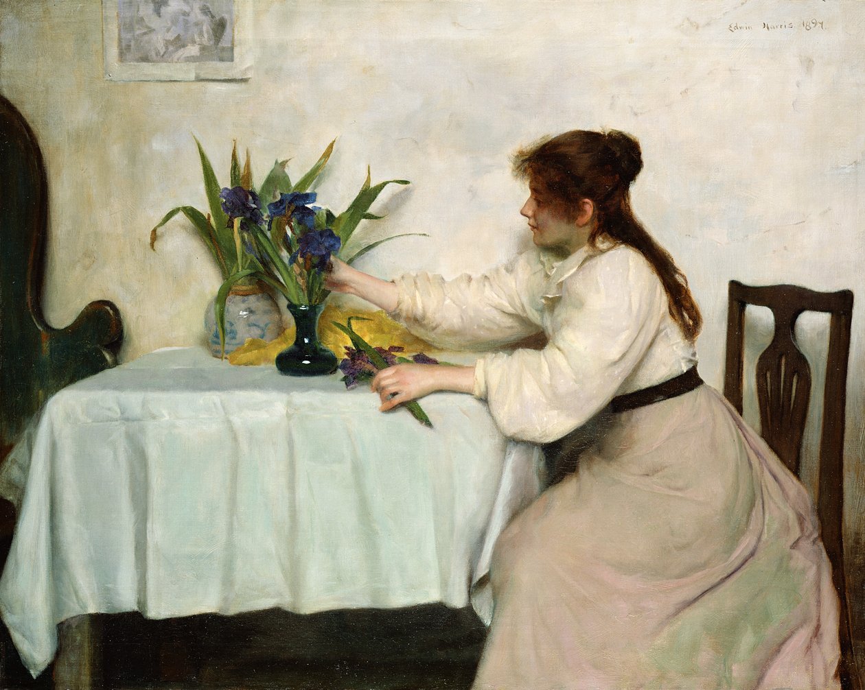 Die Iris arrangieren von Edwin Harris