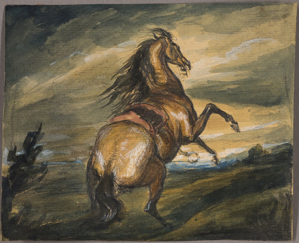 Steigendes Pferd von Edwin Henry Landseer