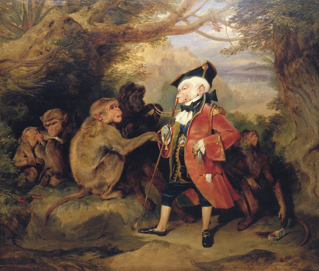Der gereiste Affe, 1827 von Edwin Henry Landseer