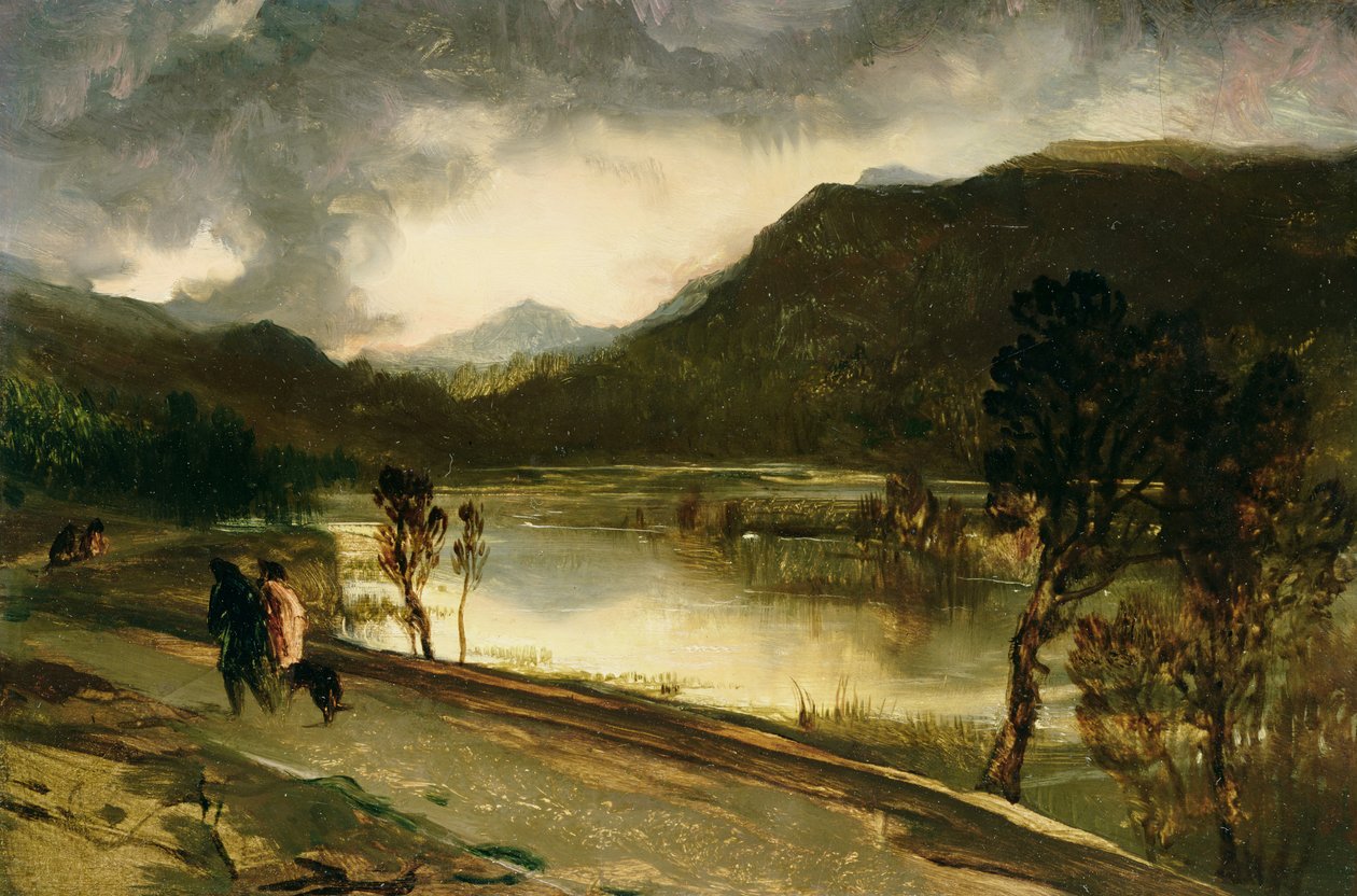 Ein Hochlandsee von Edwin Landseer