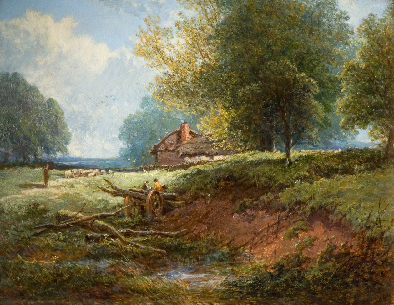 Wiesenszene, 1880 von Edwin Taylor