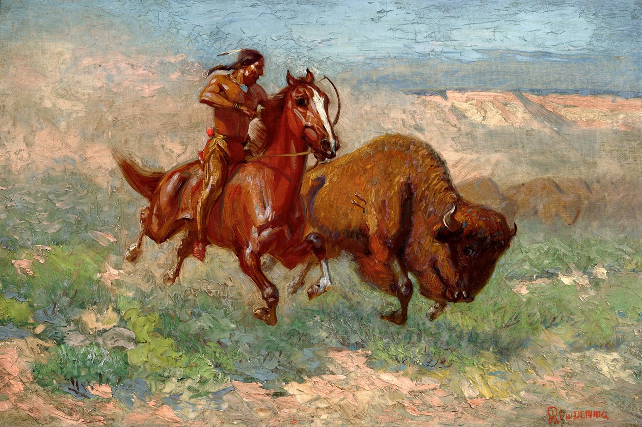 Ein junger Arapaho von Edwin Willard Deming