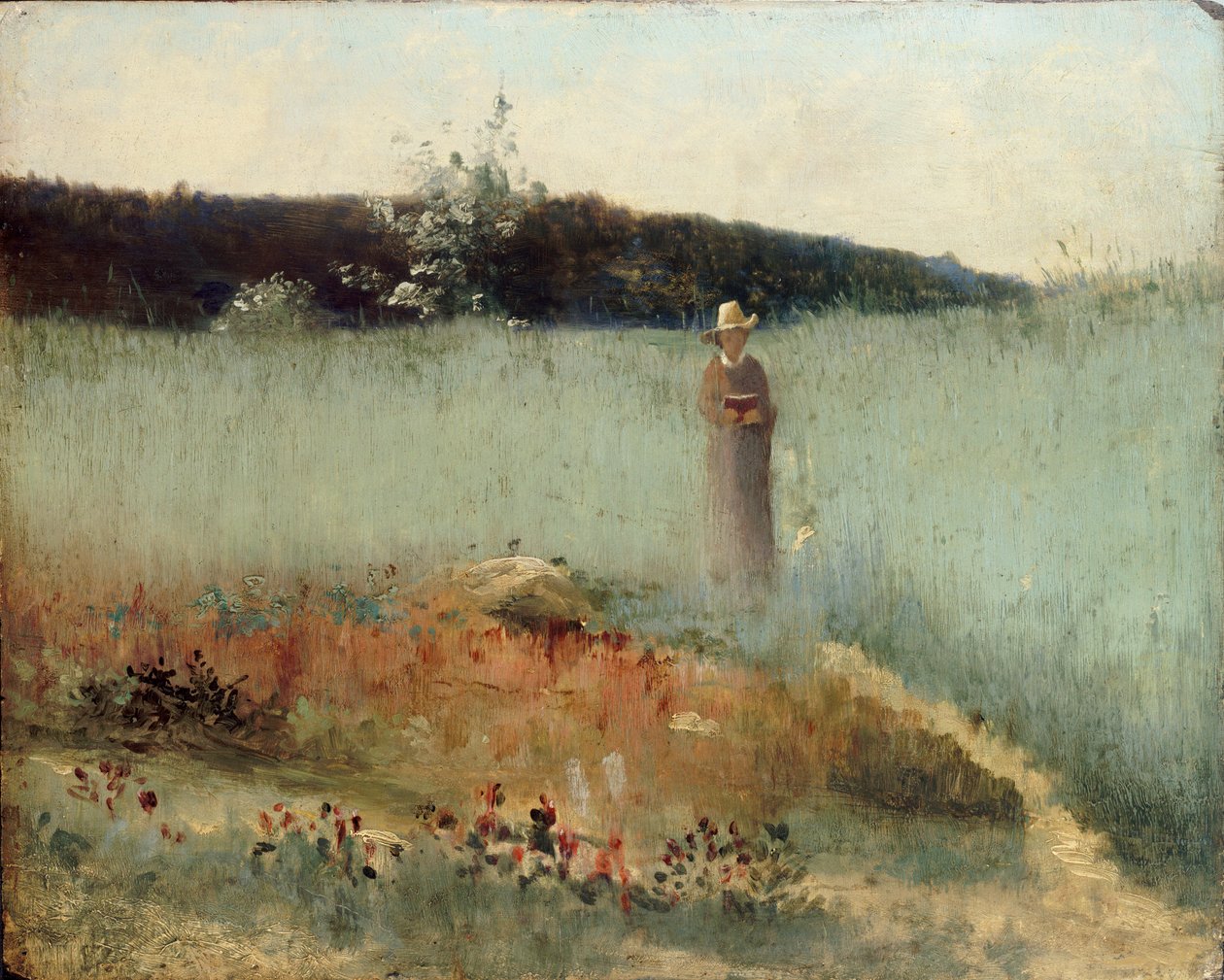 Roggenfeld, Barbizon, ca. 1884 von Egerton Bush Coghill