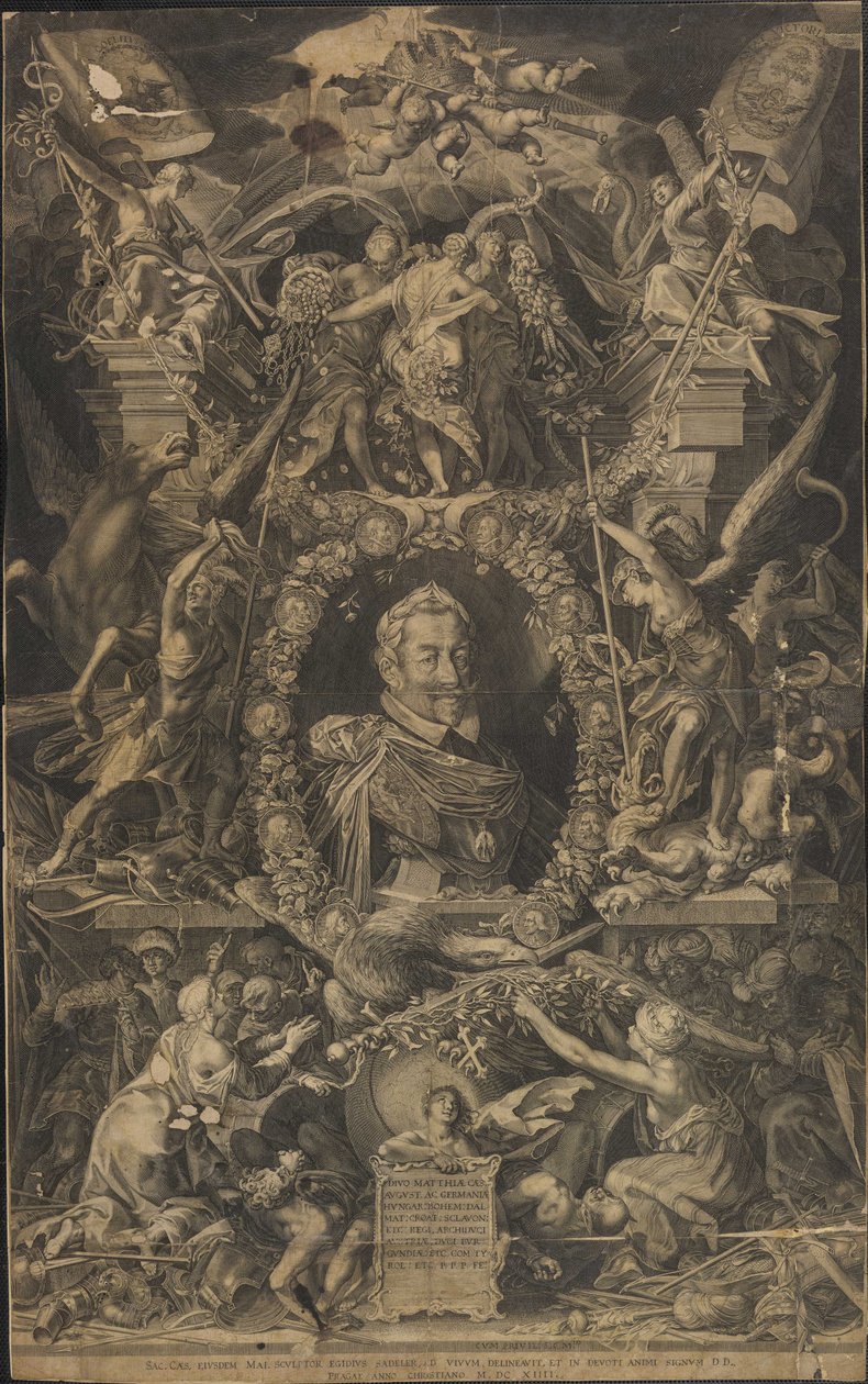 Kaiser Matthias von Deutschland von Aegidius Sadeler or Saedeler