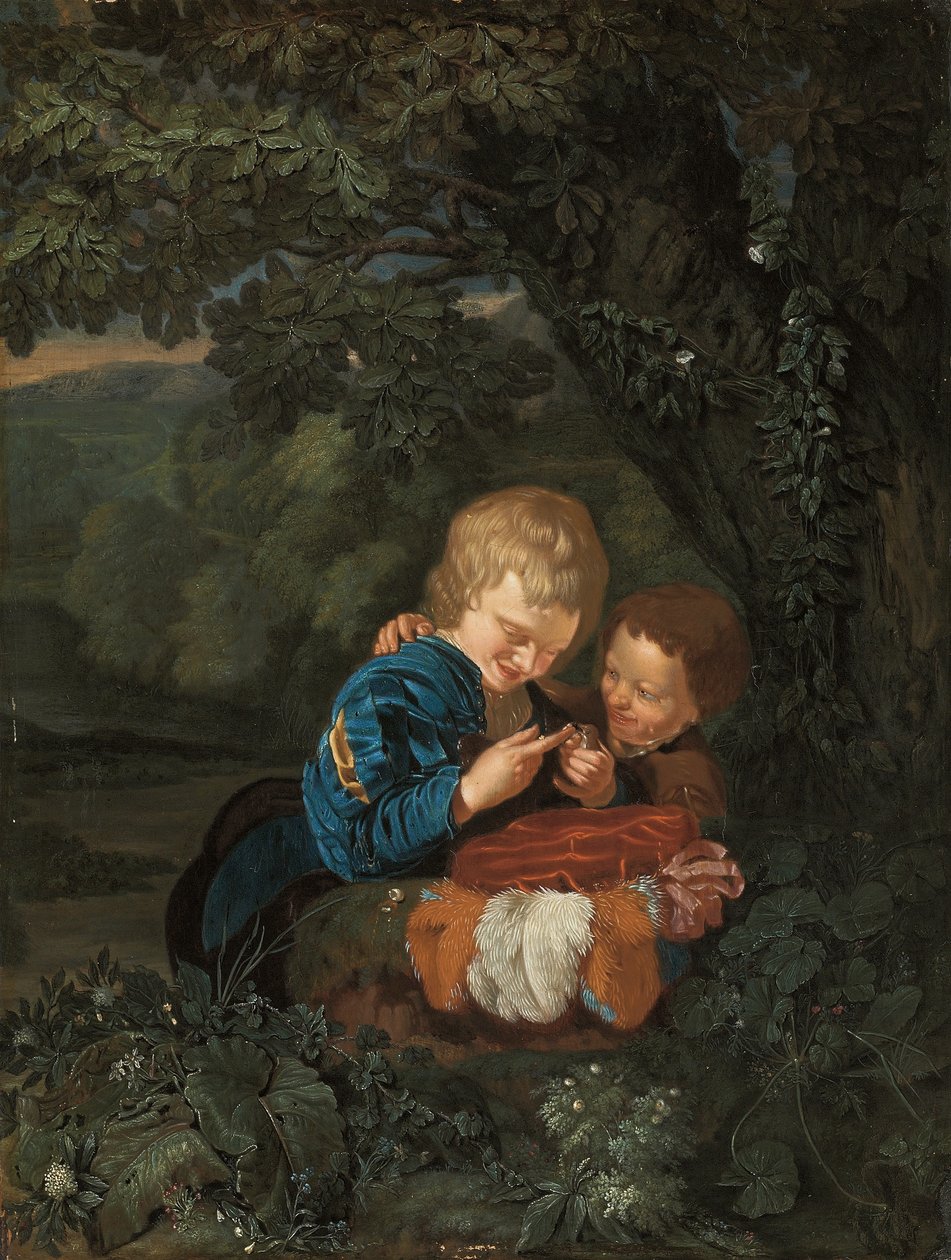 Die jungen Vogelfänger von Eglon Hendrick van der Neer