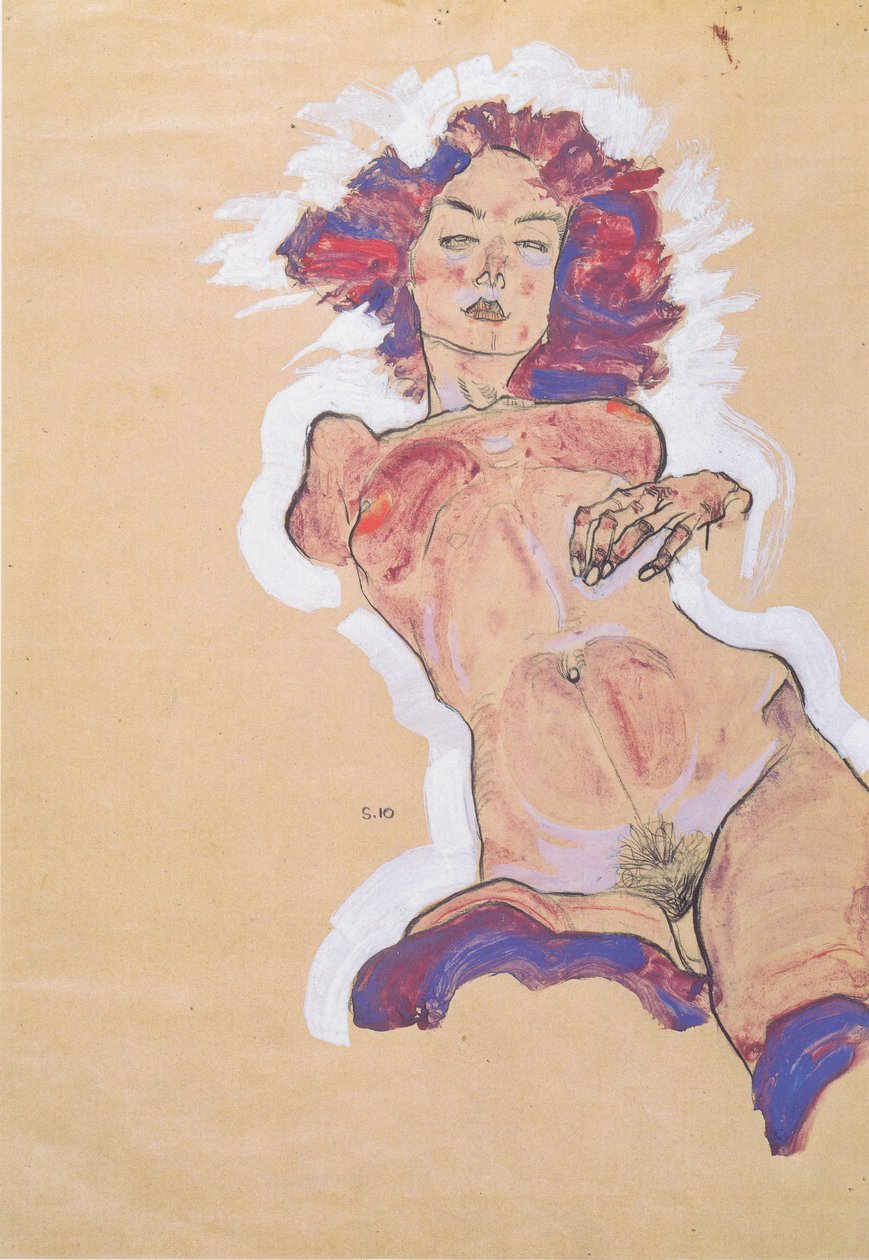 Weiblicher Akt von Egon Schiele
