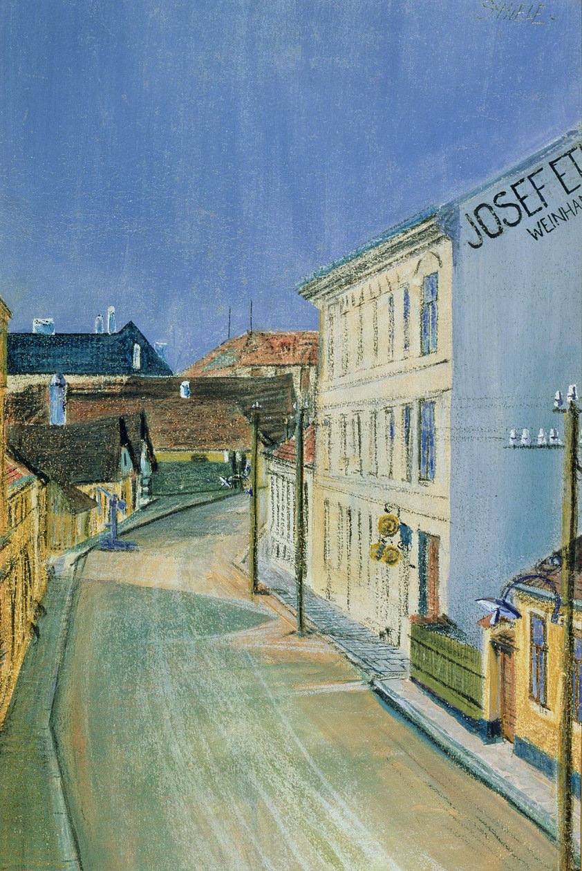 Albrechtstraße in Klosterneuburg von Egon Schiele