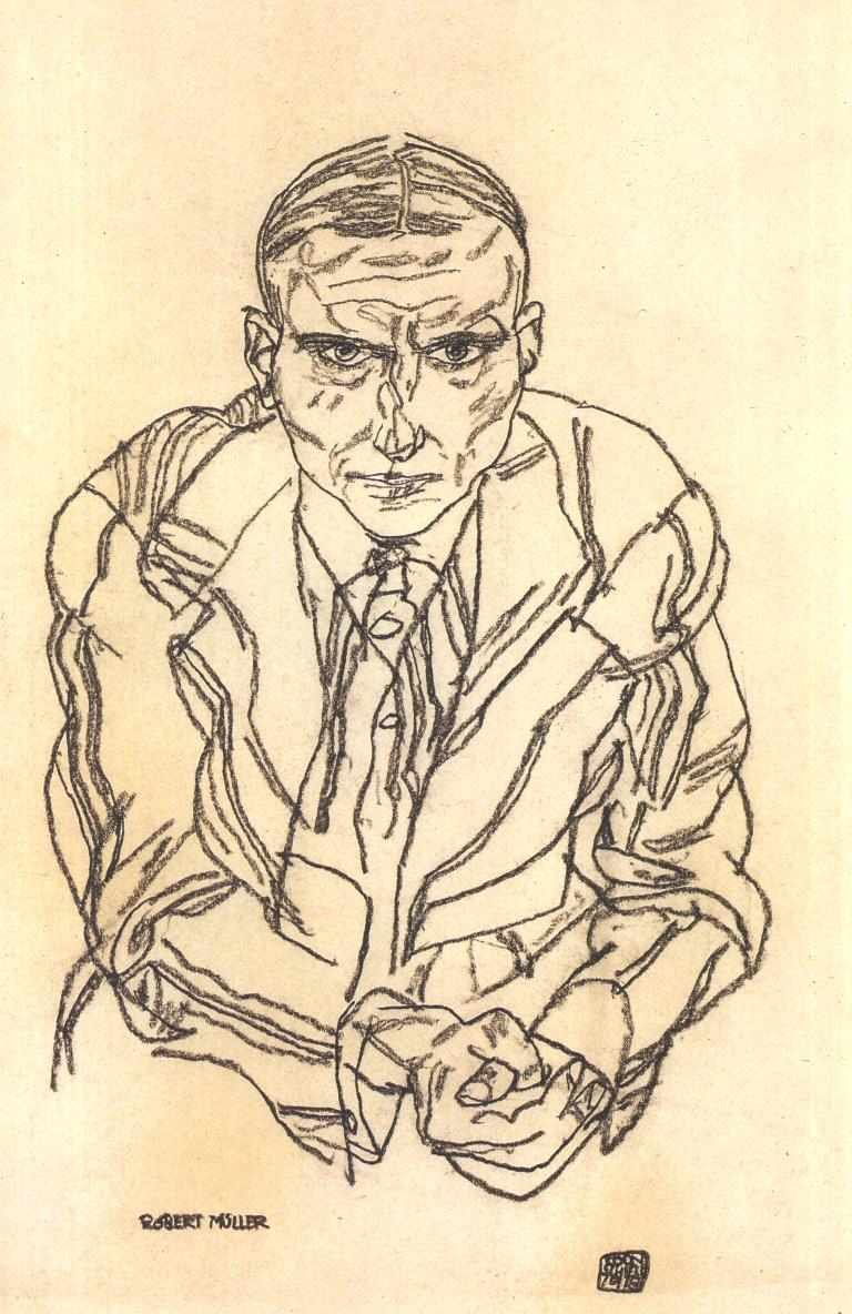 Bildnis Robert Müller von Egon Schiele