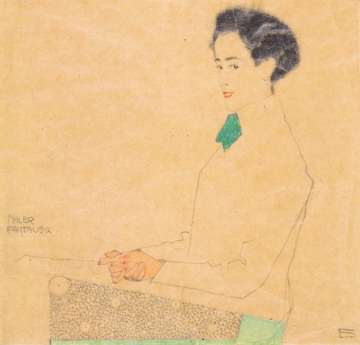 Bildnis des Malers Anton Faistauer von Egon Schiele
