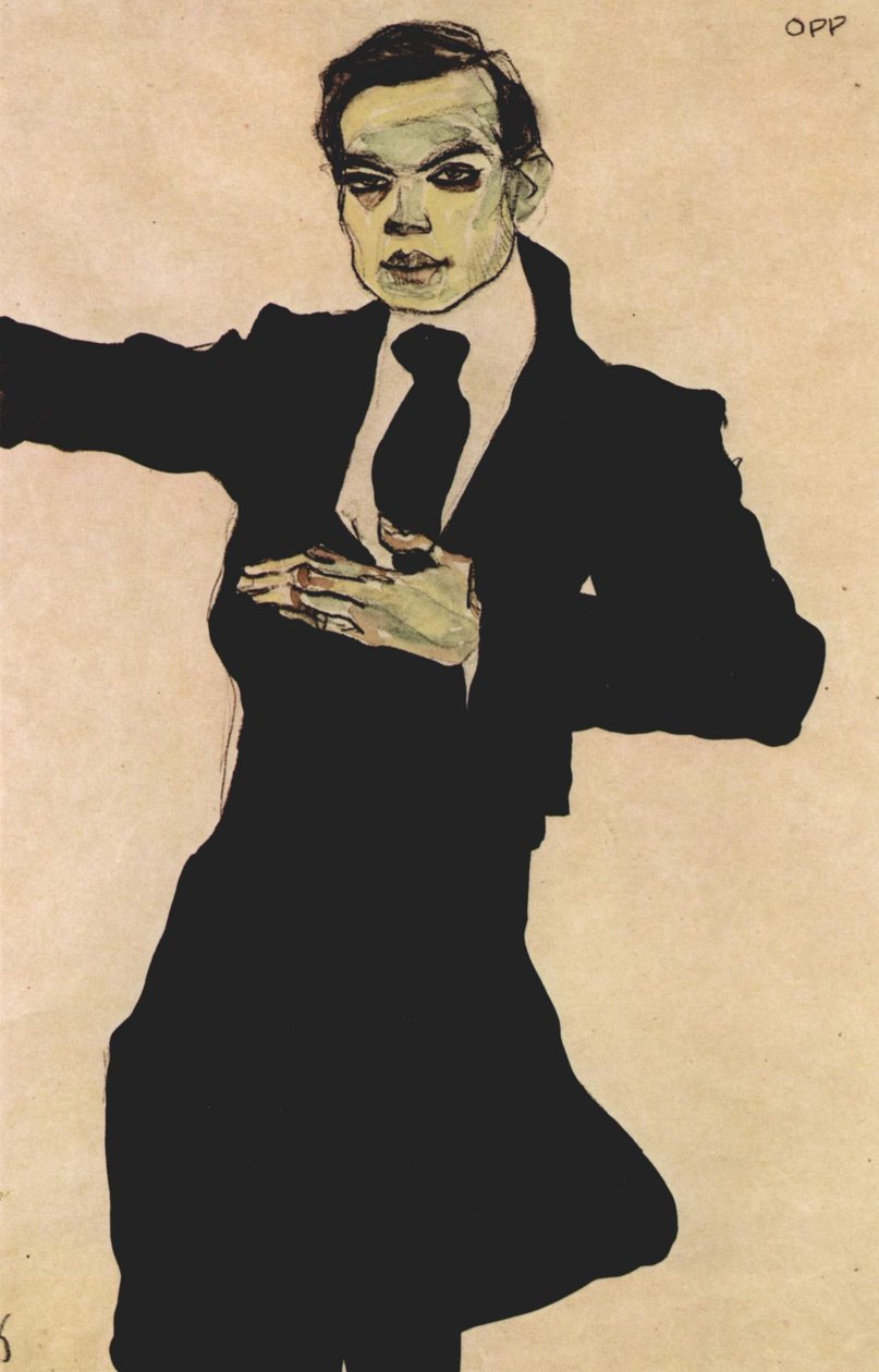 Der Maler Max Oppenheimer von Egon Schiele