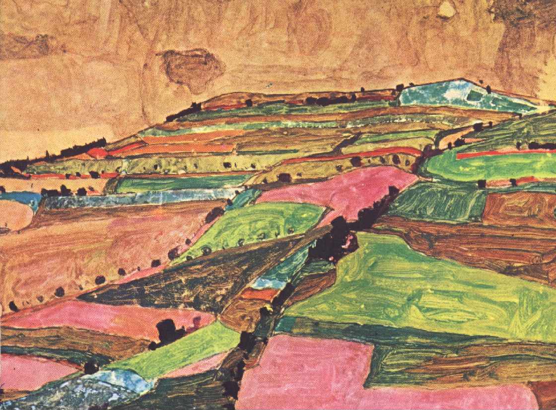 Felderlandschaft von Egon Schiele