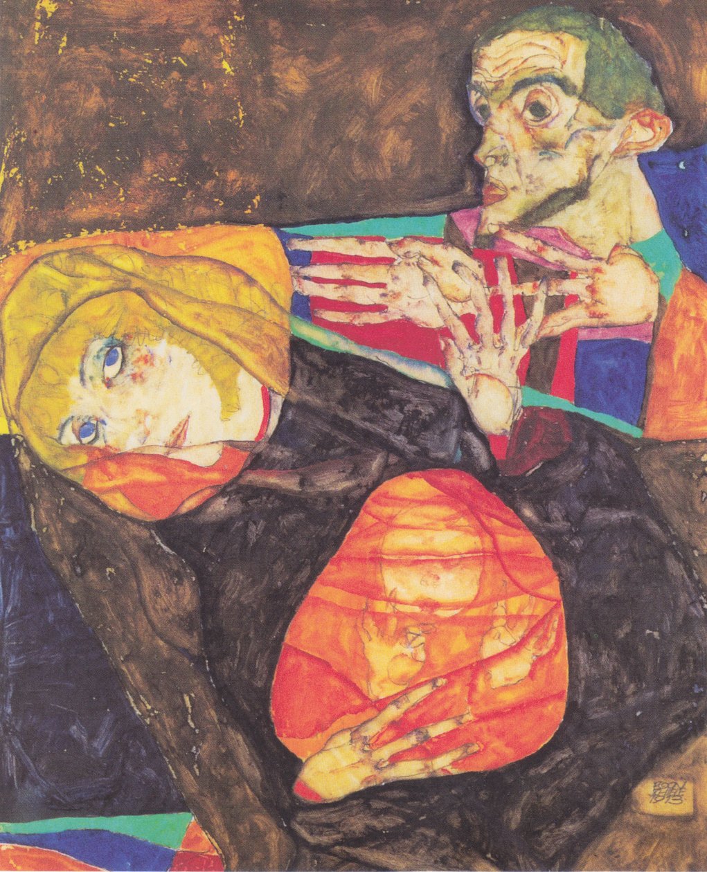 Heilige Familie von Egon Schiele
