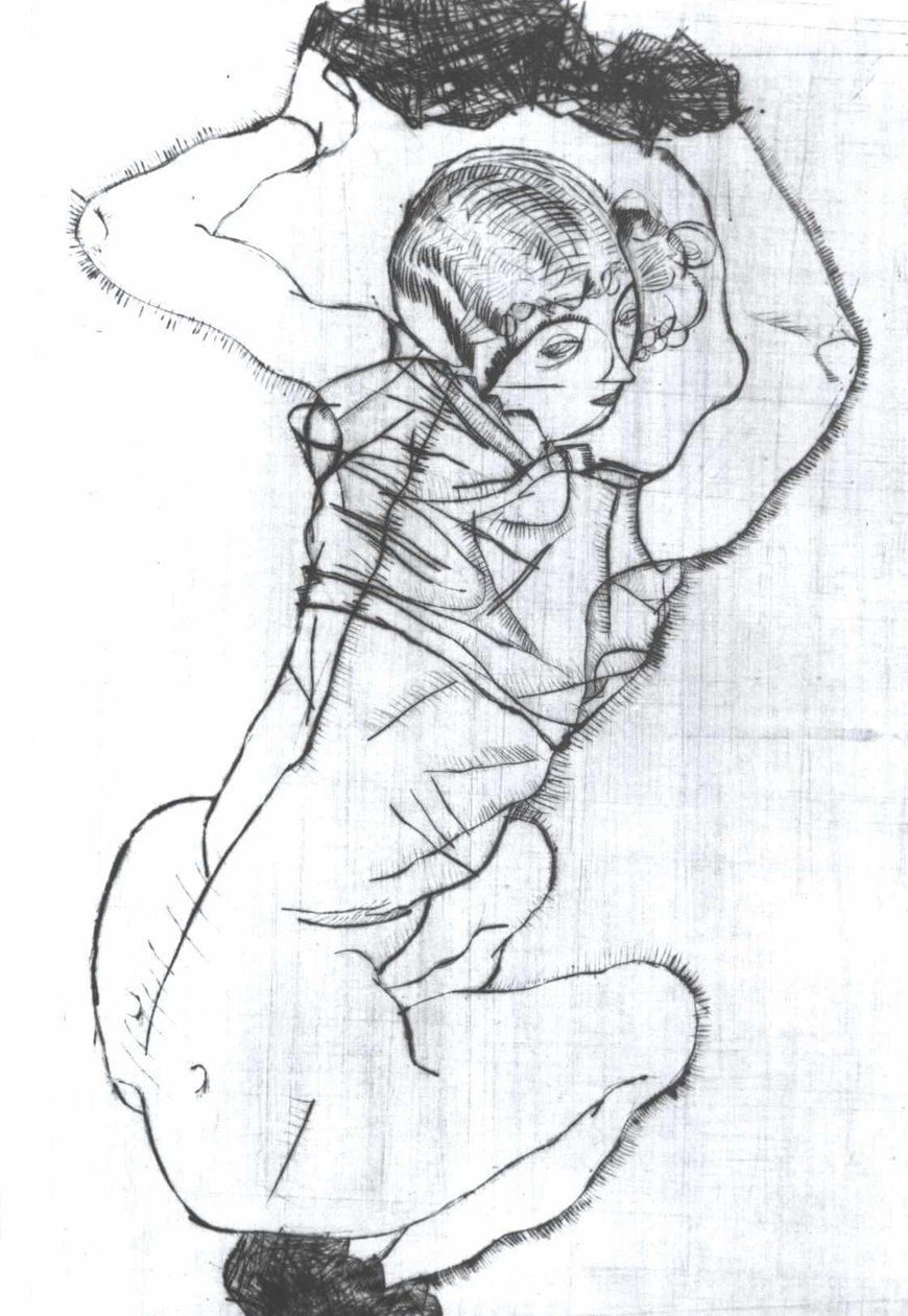 Kauernde von Egon Schiele
