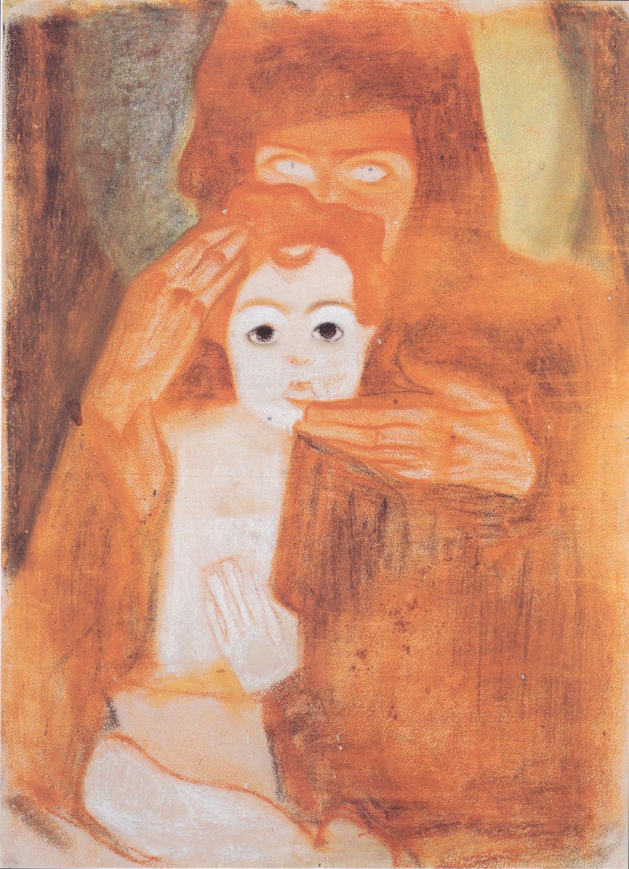 Madonna mit Kind von Egon Schiele