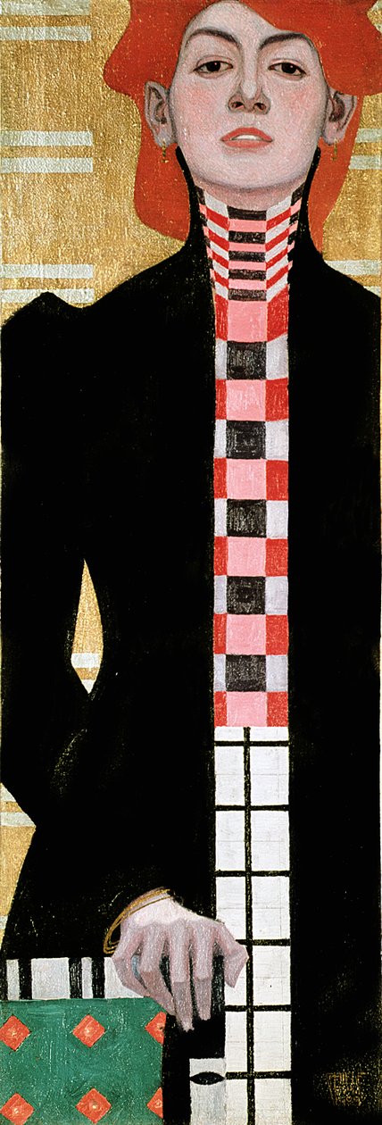 Porträt einer Frau, 1909 von Egon Schiele