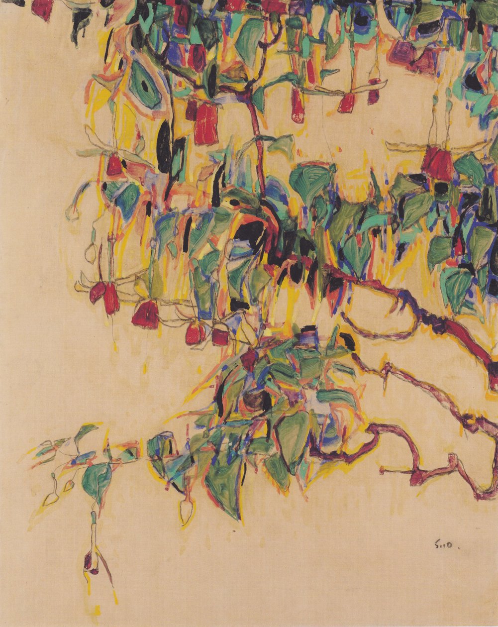Sonnenbaum von Egon Schiele