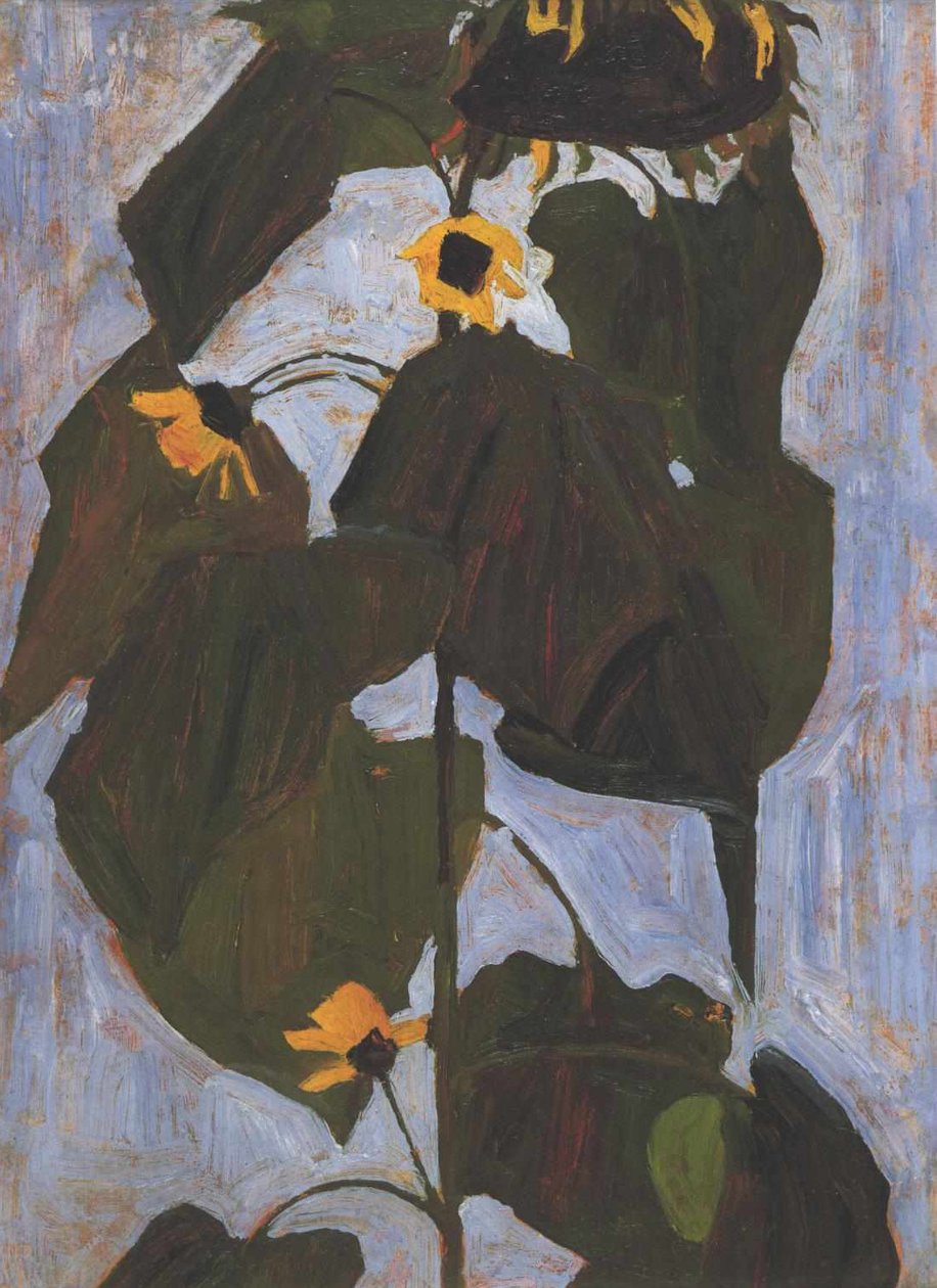 Sonnenblumen 2 von Egon Schiele