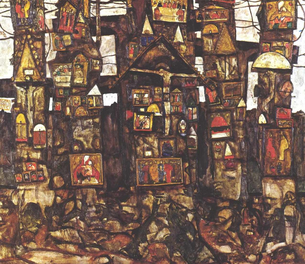 Waldandacht von Egon Schiele