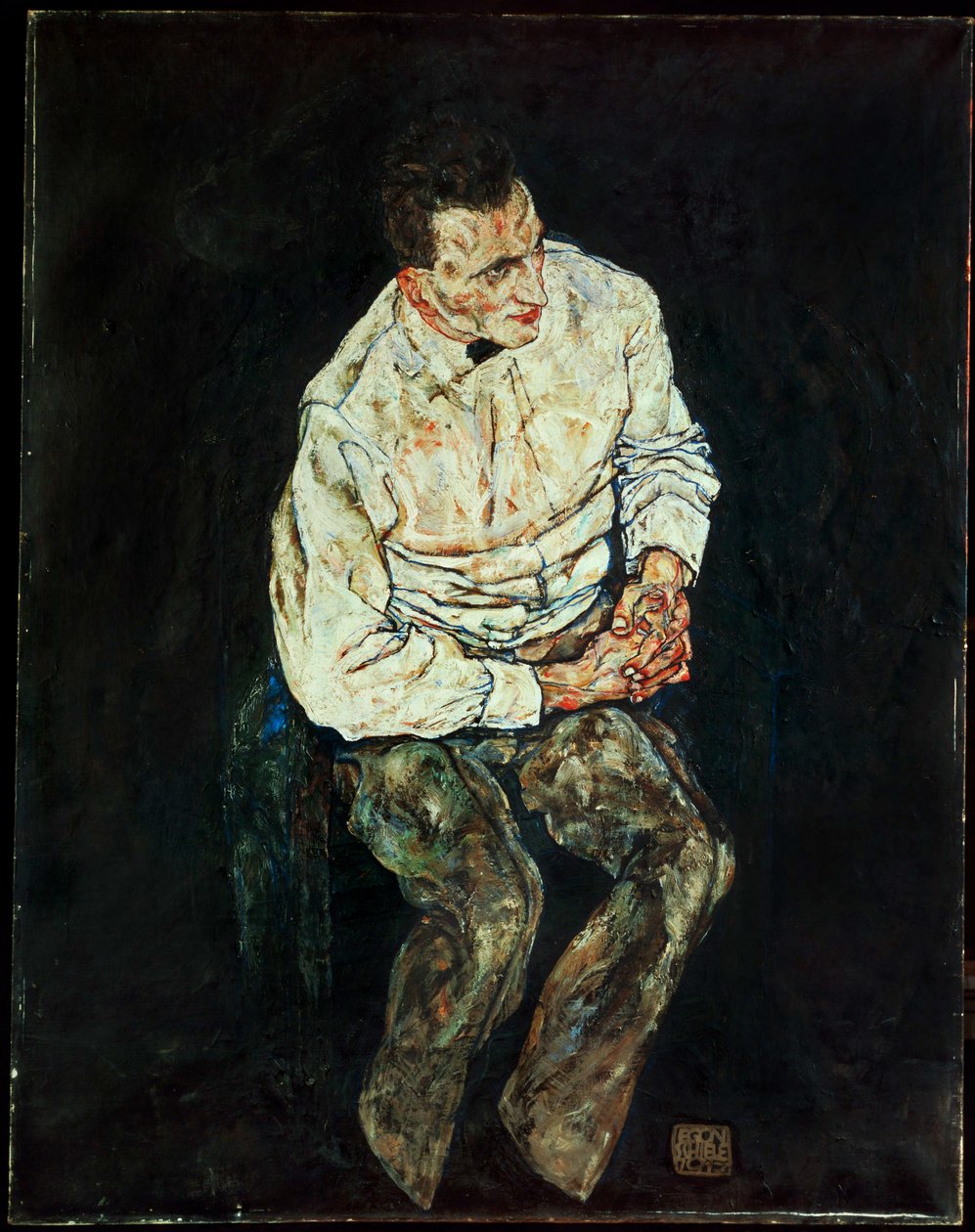 Bildnis Karl Grünwald von Egon Schiele