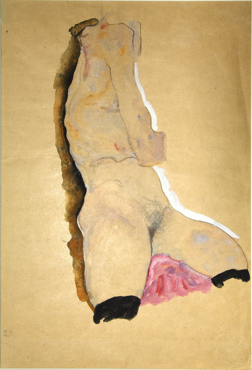 Weiblicher Torso von Egon Schiele