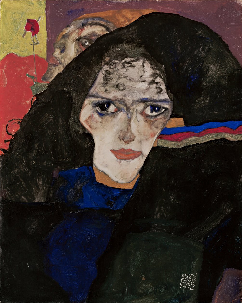 Trauernde Frau, 1912 von Egon Schiele