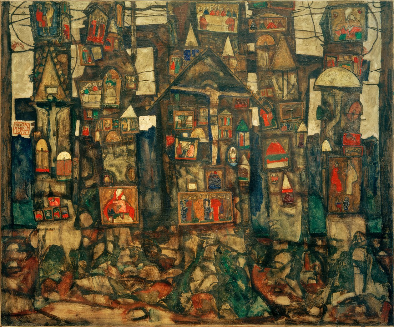 Waldandacht von Egon Schiele