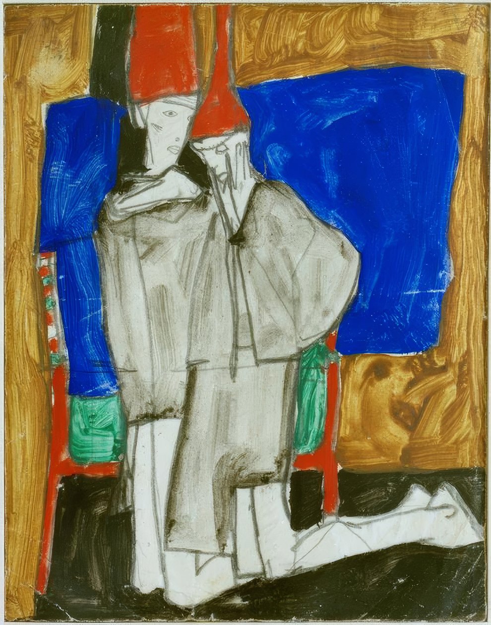Zwei Kniende von Egon Schiele