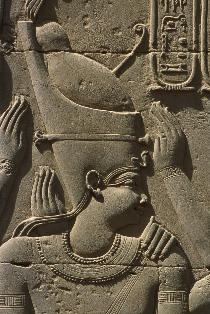 Detail eines Reliefs, Pharao von Egyptian