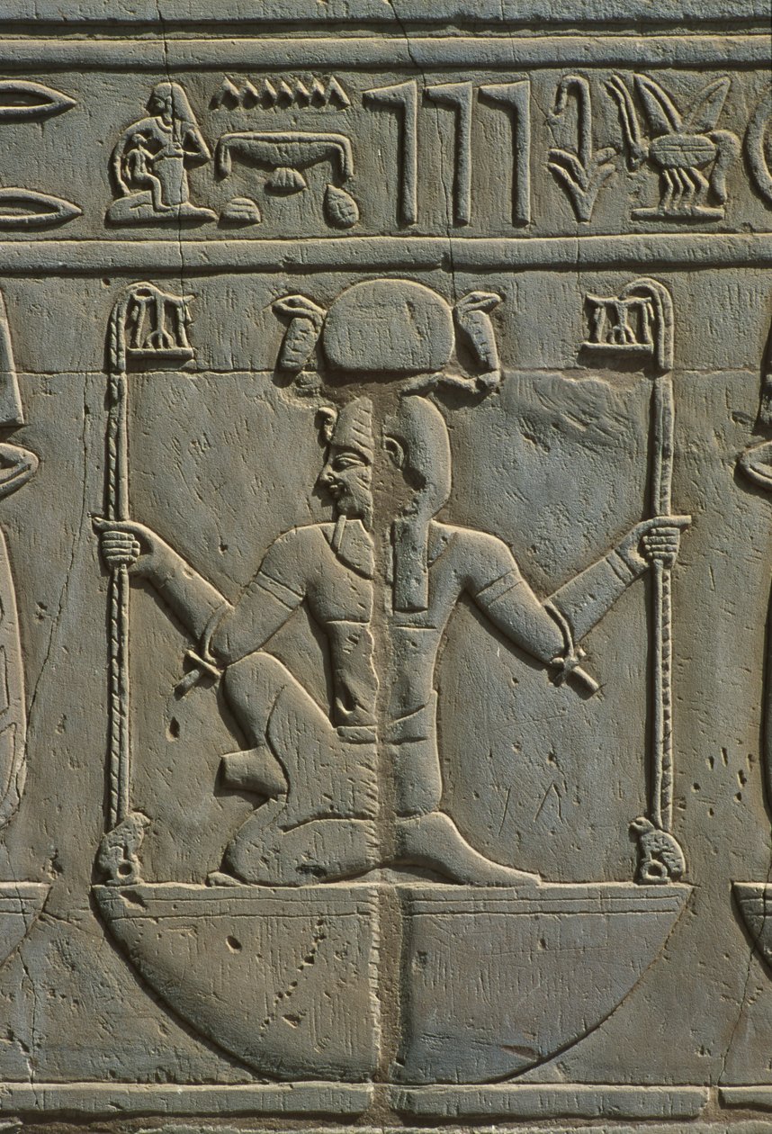 Detail eines Reliefs von Egyptian