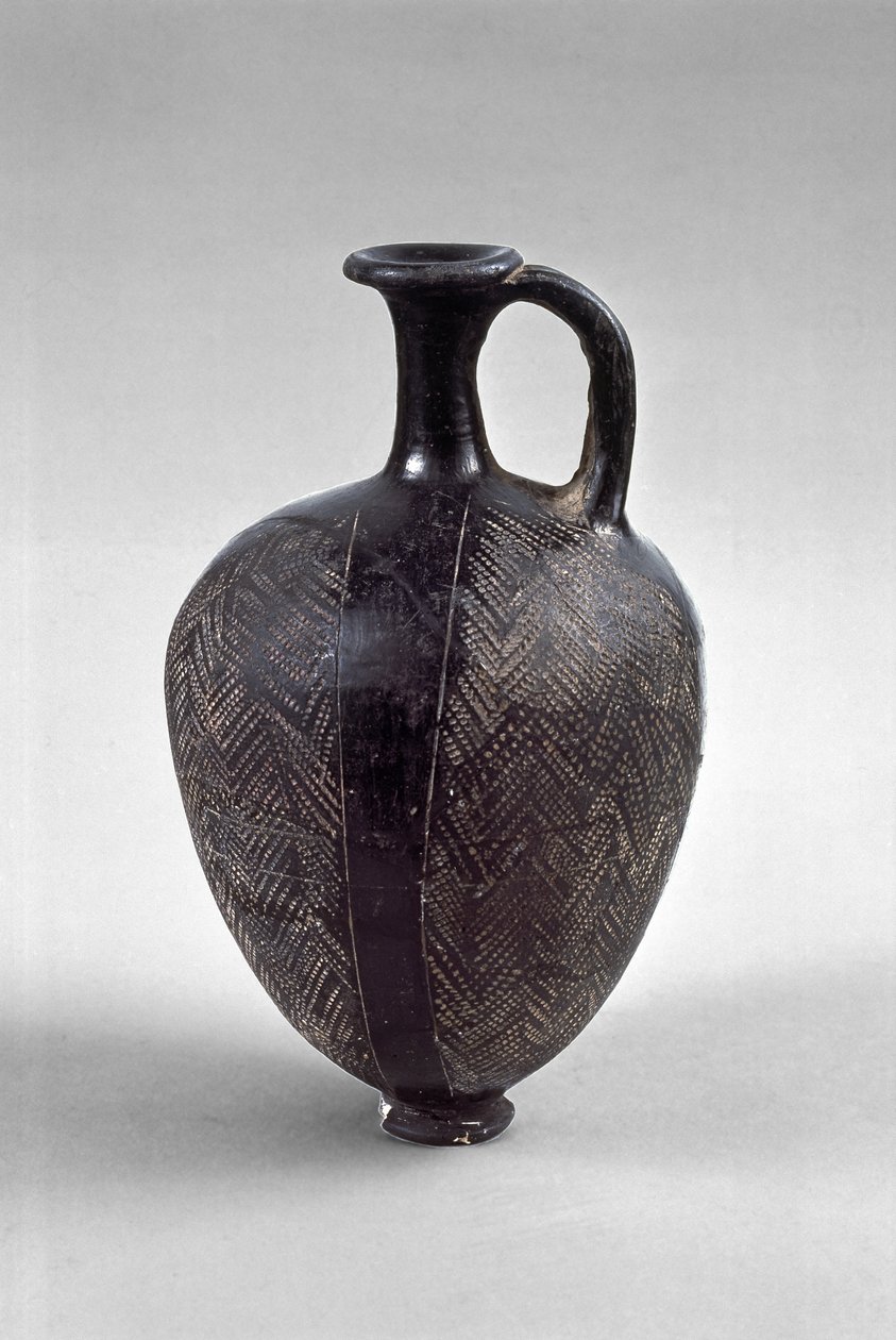Krug mit eingravierter Dekoration, wahrscheinlich prädynastisches Ägypten von Egyptian