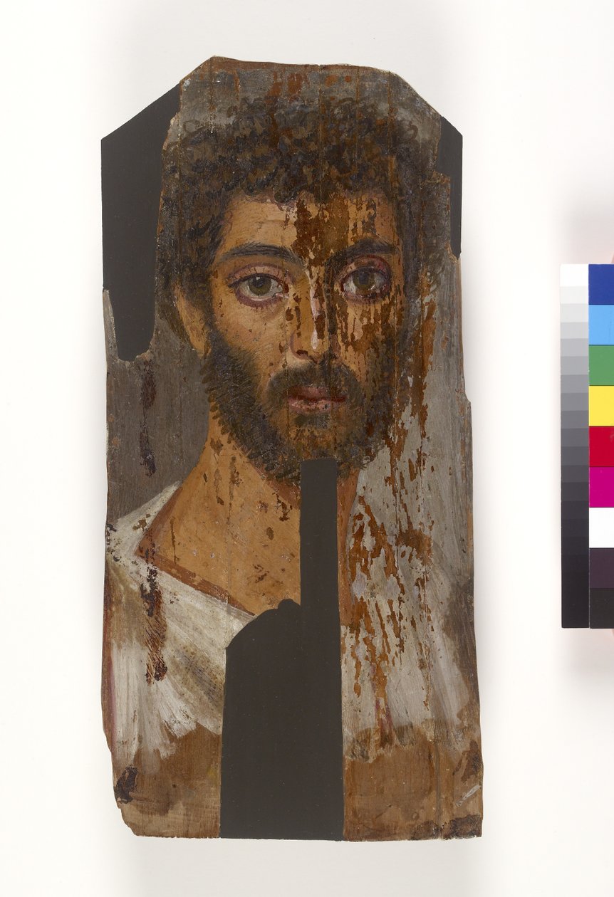 Männliches Mumienporträt, wahrscheinlich 2.-3. Jahrhundert n. Chr. von Egyptian