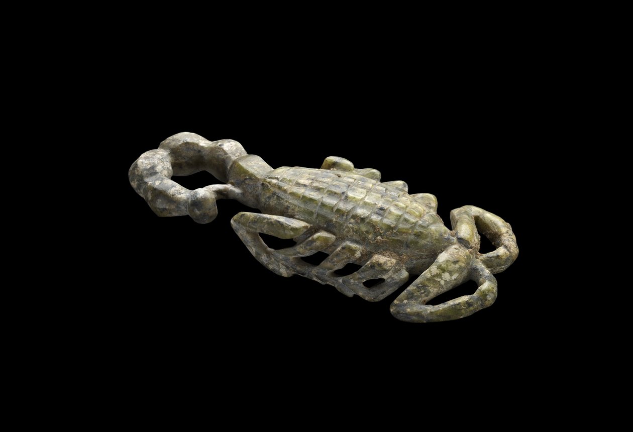 Modellskorpion aus Serpentin, Frühdynastische Periode (ca. 2950-2575 v. Chr.) von Egyptian