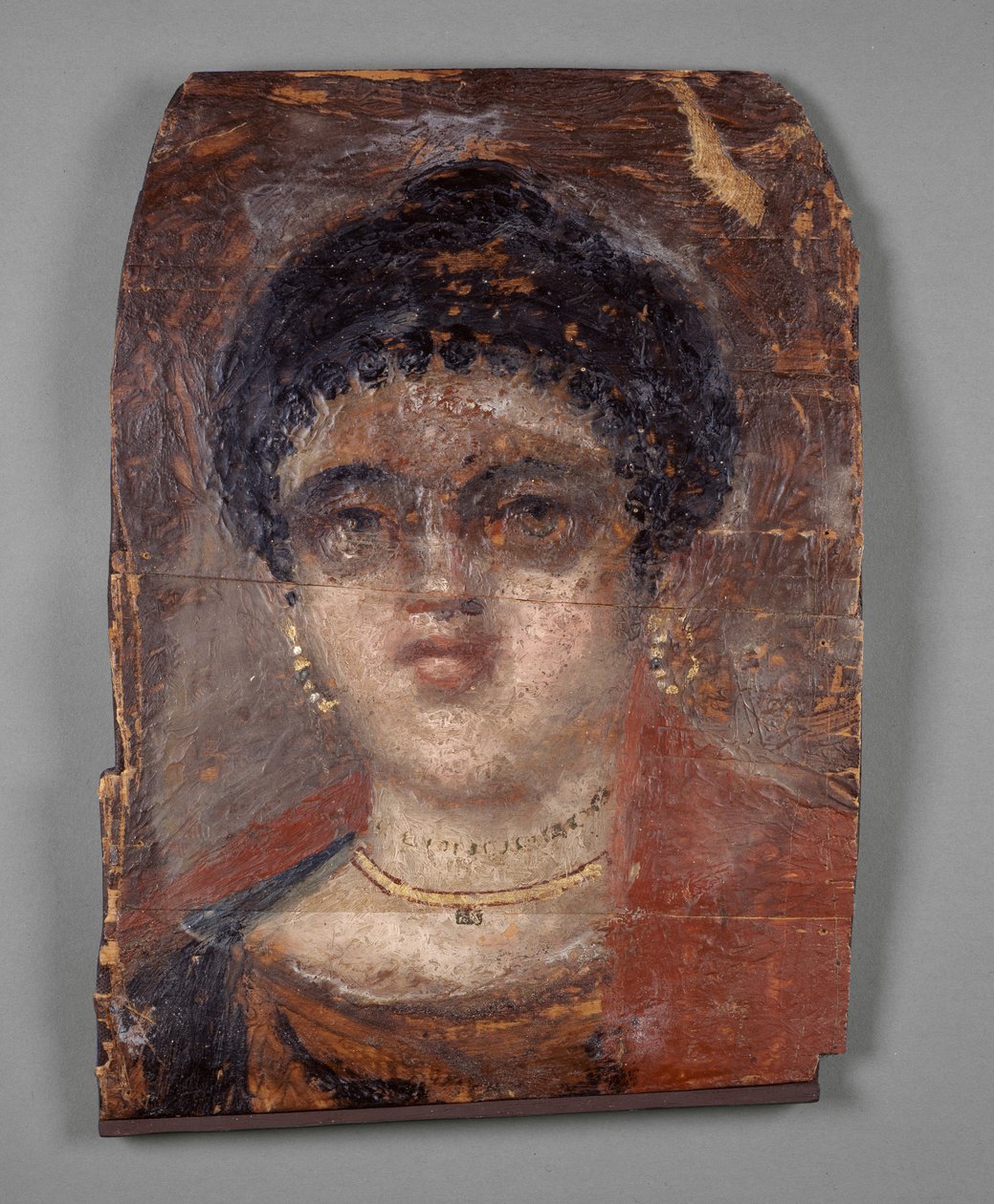 Mumienporträt einer Frau von Egyptian