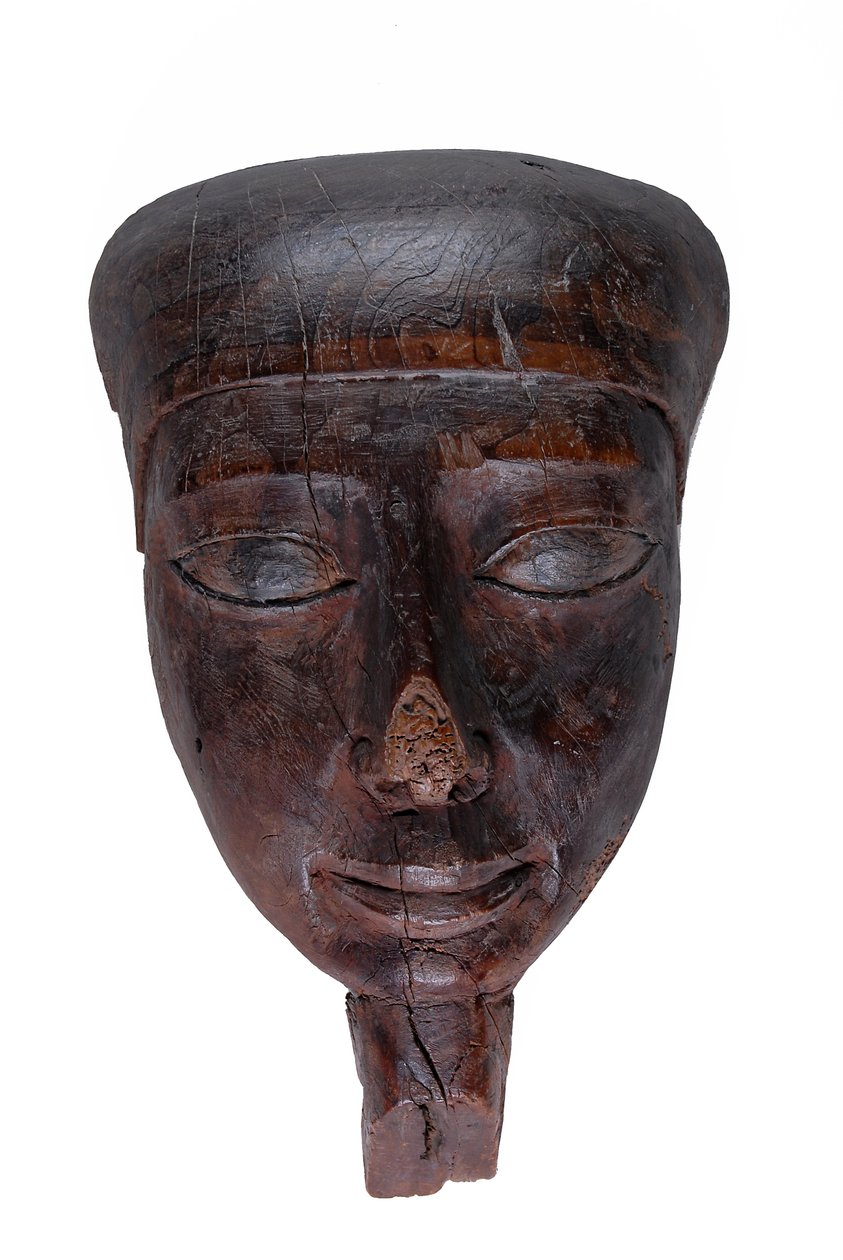 Gesichtsmaske aus einem Sarg, 330-323 v. Chr. von Egyptian Ptolemaic Period