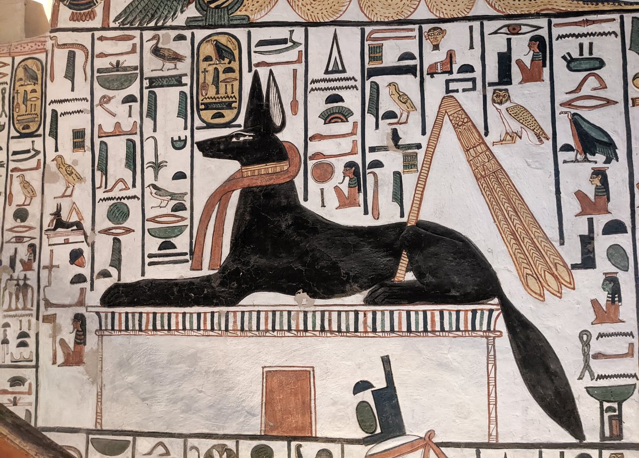 Anubis Grab Nefertari von Egyptian 19th Dynasty