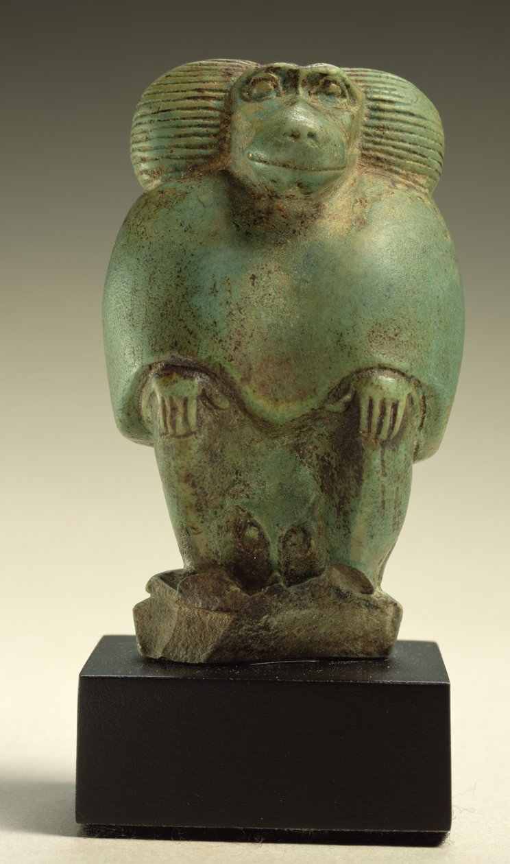 Sitzender Pavian, Spätzeit von Egyptian 26th Dynasty