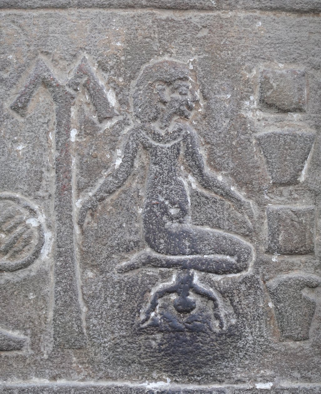 Frau bei der Geburt, Kom Ombo Tempel von Egyptian Egyptian