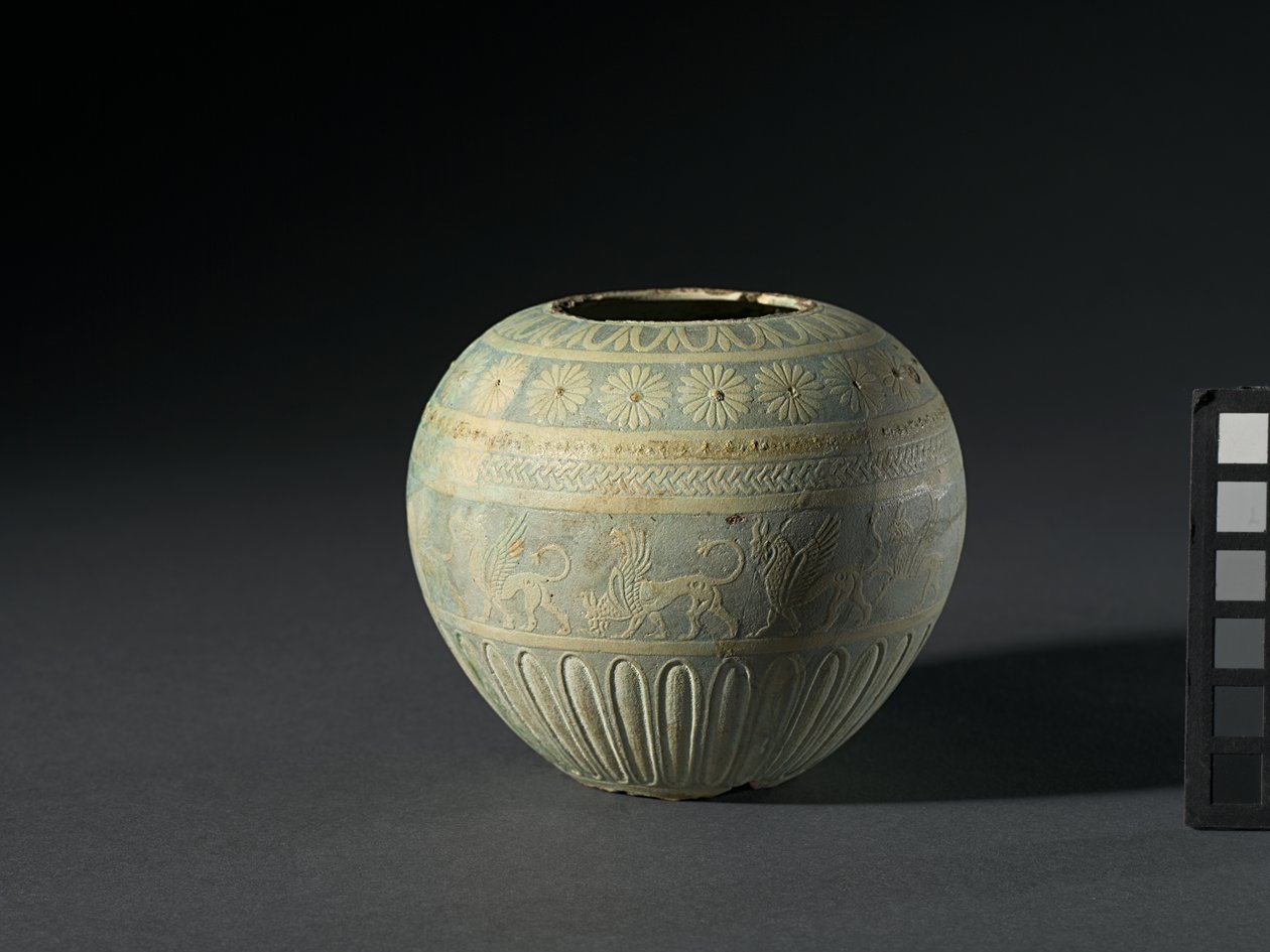 Mit Rahina Gefäß, 200-100 v. Chr. von Egyptian Ptolemaic Period