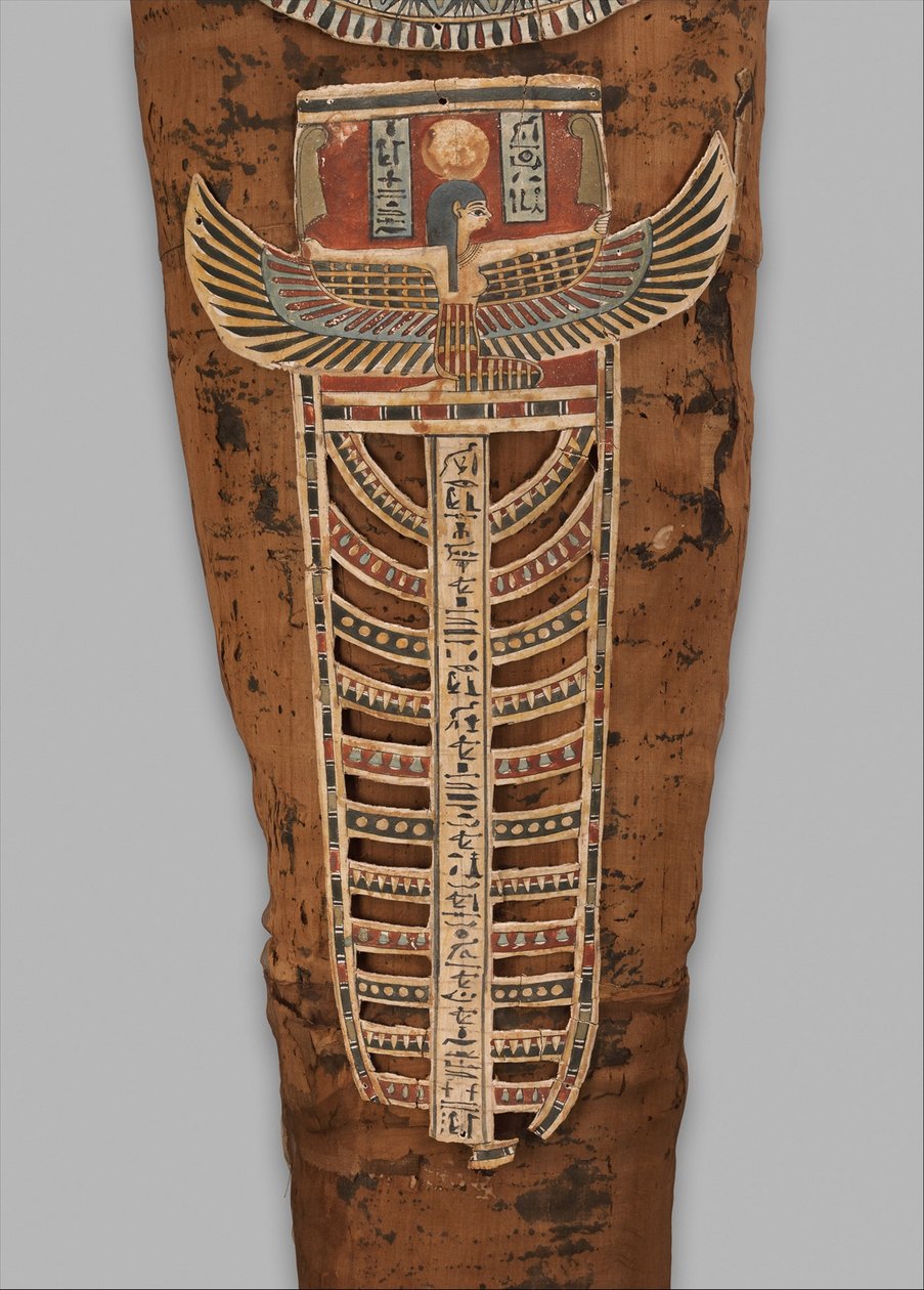 Mumie von Nesmin (Detail), 200-30 v. Chr. von Egyptian Ptolemaic Period